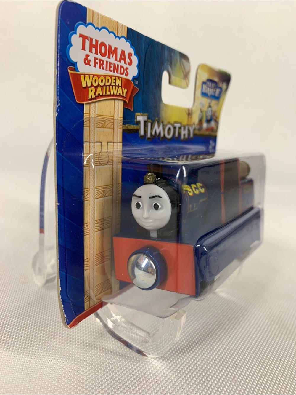 Fisher-Price Thomas & Friends Wooden Railway Timothy Engine - Blue and Red